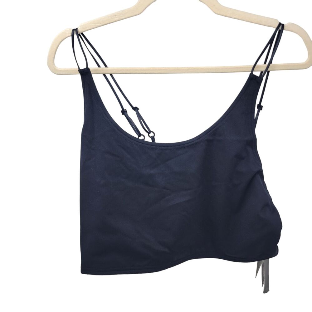 FOURLAPS Poise Longline Bra Black Athletic Top Size XL NWT $54